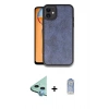 MARSİLYAN™- iPhone 11 Kılıf Kıvılcım Işık Serisi - Siyah Joko Magic 5D Cam + Raze Metal Kamera Lens - MI