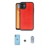 MARSİLYAN™- iPhone 11 Kılıf Kıvılcım Işık Serisi - Siyah Joko Magic 5D Cam + Neon Fosforlu Kamera Lens - YL