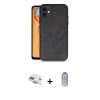 MARSİLYAN™- iPhone 11 Kılıf Kıvılcım Işık Serisi - Siyah Joko Magic 5D Cam + Pers Alüminyum Kamera Lens - GD