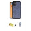 MARSİLYAN™- iPhone 11 Kılıf Kıvılcım Işık Serisi - Siyah Joko Magic 5D Cam + Rainbow Kamera Lens Koruma Cam - KI