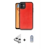 MARSİLYAN™- iPhone 11 Kılıf Kıvılcım Işık Serisi - Siyah Joko Magic 5D Cam + Raze Metal Kamera Lens - GS