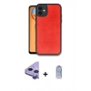 MARSİLYAN™- iPhone 11 Kılıf Kıvılcım Işık Serisi - Siyah Joko Magic 5D Cam + Raze Metal Kamera Lens - MR