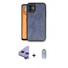 MARSİLYAN™- iPhone 11 Kılıf Kıvılcım Işık Serisi - Siyah Joko Magic 5D Cam + Raze Metal Kamera Lens - MR