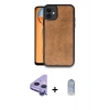 MARSİLYAN™- iPhone 11 Kılıf Kıvılcım Işık Serisi - Siyah Joko Magic 5D Cam + Raze Metal Kamera Lens - MR
