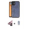 MARSİLYAN™- iPhone 11 Kılıf Kıvılcım Işık Serisi - Siyah Joko Magic 5D Cam + Raze Metal Kamera Lens - SH