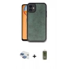 MARSİLYAN™- iPhone 11 Kılıf Kıvılcım Işık Serisi - Siyah Joko Magic 5D Hayalet Cam + Pers Alüminyum Kamera Lens - GI