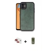 MARSİLYAN™- iPhone 11 Kılıf Kıvılcım Işık Serisi - Siyah Joko Magic 5D Hayalet Cam + Pers Alüminyum Kamera Lens - KI