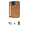 MARSİLYAN™- iPhone 11 Kılıf Kıvılcım Işık Serisi - Siyah Joko Magic 5D Hayalet Cam + Lacivert Pers Alüminyum Kamera Lens