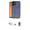 MARSİLYAN™- iPhone 11 Kılıf Kıvılcım Işık Serisi - Siyah Joko Magic 5D Hayalet Cam + Pers Alüminyum Kamera Lens - GD