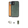 MARSİLYAN™- iPhone 11 Kılıf Kıvılcım Işık Serisi - Siyah Joko Magic 5D Hayalet Cam + Pers Alüminyum Kamera Lens - GD