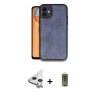MARSİLYAN™- iPhone 11 Kılıf Kıvılcım Işık Serisi - Siyah Joko Magic 5D Hayalet Cam + Raze Metal Kamera Lens - GS