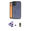 MARSİLYAN™- iPhone 11 Kılıf Kıvılcım Işık Serisi - Siyah Joko Magic 5D Hayalet Cam + Raze Metal Kamera Lens - MR