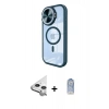 MARSİLYAN™- iPhone 11 Kılıf Kıvılcım Modern Koleksiyonu - Siyah Joko Magic 5D Cam + Raze Metal Kamera Lens - GS