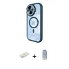 MARSİLYAN™- iPhone 11 Kılıf Kıvılcım Modern Koleksiyonu - Siyah Joko Magic 5D Cam + Renkli Kamera Lens Koruma Cam - SI