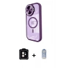 MARSİLYAN™- iPhone 11 Kılıf Kıvılcım Modern Koleksiyonu - Siyah Joko Magic 5D Cam + PVD Metal Kamera Lens - TU