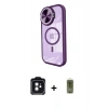 MARSİLYAN™- iPhone 11 Kılıf Kıvılcım Modern Koleksiyonu - Siyah Joko Magic 5D Hayalet Cam + PVD Metal Kamera Lens - SH