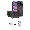 MARSİLYAN™- iPhone 11 Kılıf Kıvılcım Modern Serisi - Şeffaf Uv Polymer Nano Ekran Koruyucu + Pers Alüminyum Kamera Lens - GD