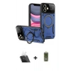 MARSİLYAN™- iPhone 11 Kılıf Kıvılcım Modern Serisi - Siyah Joko Magic 5D Hayalet Cam + Kamera Lens Koruma Cam - SF
