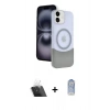 MARSİLYAN™- iPhone 11 Kılıf Kozmos Form Özel Seri - Siyah Joko Magic 5D Cam + Kamera Lens Koruma Cam - SF