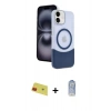 MARSİLYAN™- iPhone 11 Kılıf Kozmos Form Özel Seri - Siyah Joko Magic 5D Cam + Rainbow Kamera Lens Koruma Cam - KI