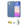 MARSİLYAN™- iPhone 11 Kılıf Kozmos Yansıma Özel Seri - Şeffaf Pasifik Cam Ekran Koruyucu + Rainbow Kamera Lens Koruma Cam - KI