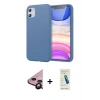 MARSİLYAN™- iPhone 11 Kılıf Kozmos Yansıma Özel Seri - Şeffaf Pasifik Cam Ekran Koruyucu + Raze Metal Kamera Lens - SH