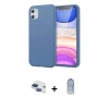 MARSİLYAN™- iPhone 11 Kılıf Kozmos Yansıma Özel Seri - Siyah Joko Magic 5D Cam + Pers Alüminyum Kamera Lens - LT