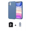 MARSİLYAN™- iPhone 11 Kılıf Kozmos Yansıma Özel Seri - Siyah Joko Magic 5D Cam + PVD Metal Kamera Lens - TU