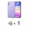 MARSİLYAN™- iPhone 11 Kılıf Kozmos Yansıma Özel Seri - Siyah Joko Magic 5D Cam + Raze Metal Kamera Lens - GS
