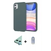 MARSİLYAN™- iPhone 11 Kılıf Kozmos Yansıma Özel Seri - Siyah Joko Magic 5D Cam + Raze Metal Kamera Lens - MI