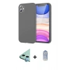 MARSİLYAN™- iPhone 11 Kılıf Kozmos Yansıma Özel Seri - Siyah Joko Magic 5D Cam + Raze Metal Kamera Lens - MI