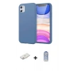 MARSİLYAN™- iPhone 11 Kılıf Kozmos Yansıma Özel Seri - Siyah Joko Magic 5D Cam + Renkli Kamera Lens Koruma Cam - PE