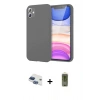 MARSİLYAN™- iPhone 11 Kılıf Kozmos Yansıma Özel Seri - Siyah Joko Magic 5D Hayalet Cam + Pers Alüminyum Kamera Lens - LT