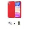 MARSİLYAN™- iPhone 11 Kılıf Kozmos Yansıma Özel Seri - Siyah Joko Magic 5D Hayalet Cam + Pers Alüminyum Kamera Lens - LT