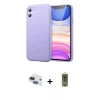 MARSİLYAN™- iPhone 11 Kılıf Kozmos Yansıma Özel Seri - Siyah Joko Magic 5D Hayalet Cam + Pers Alüminyum Kamera Lens - LT