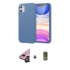 MARSİLYAN™- iPhone 11 Kılıf Kozmos Yansıma Özel Seri - Siyah Joko Magic 5D Hayalet Cam + Raze Metal Kamera Lens - SH
