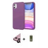 MARSİLYAN™- iPhone 11 Kılıf Kozmos Yansıma Özel Seri - Siyah Joko Magic 5D Hayalet Cam + Raze Metal Kamera Lens - SH