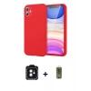 MARSİLYAN™- iPhone 11 Kılıf Kozmos Yansıma Özel Seri - Siyah Joko Magic 5D Hayalet Cam + PVD Metal Kamera Lens - SH