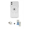 MARSİLYAN™- iPhone 11 Kılıf Kutup Klasik Serisi - Şeffaf Royal Nano Ekran Koruyucu + Pers Alüminyum Kamera Lens - GD
