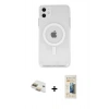 MARSİLYAN™- iPhone 11 Kılıf Kutup Klasik Serisi - Siyah 6D Mat Seramik Hayalet Nano Ekran Koruyucu + Pers Alüminyum Kamera Lens - GD