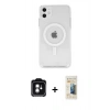 MARSİLYAN™- iPhone 11 Kılıf Kutup Klasik Serisi - Siyah 6D Mat Seramik Hayalet Nano Ekran Koruyucu + PVD Metal Kamera Lens - YL