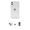 MARSİLYAN™- iPhone 11 Kılıf Kutup Klasik Serisi - Siyah Joko Magic 5D Hayalet Cam + Pers Alüminyum Kamera Lens - GI