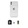 MARSİLYAN™- iPhone 11 Kılıf Kutup Klasik Serisi - Siyah Joko Magic 5D Hayalet Cam + PVD Metal Kamera Lens - SH