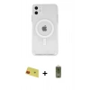 MARSİLYAN™- iPhone 11 Kılıf Kutup Klasik Serisi - Siyah Joko Magic 5D Hayalet Cam + Rainbow Kamera Lens Koruma Cam - KI
