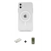 MARSİLYAN™- iPhone 11 Kılıf Kutup Klasik Serisi - Siyah Joko Magic 5D Hayalet Cam + Renkli Kamera Lens Koruma Cam - YL
