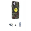 MARSİLYAN™- iPhone 11 Kılıf Nova Doku Koleksiyonu - Siyah Joko Magic 5D Cam + Pers Alüminyum Kamera Lens - LT
