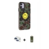 MARSİLYAN™- iPhone 11 Kılıf Nova Doku Koleksiyonu - Siyah Joko Magic 5D Hayalet Cam + Pers Alüminyum Kamera Lens - LT