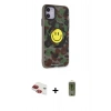 MARSİLYAN™- iPhone 11 Kılıf Nova Doku Koleksiyonu - Siyah Joko Magic 5D Hayalet Cam + Pers Alüminyum Kamera Lens - KI