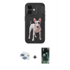 MARSİLYAN™- iPhone 11 Kılıf Nova Form Koleksiyonu - Şeffaf 360 Full Body Arka Koruyucu + Pers Alüminyum Kamera Lens - GI
