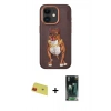 MARSİLYAN™- iPhone 11 Kılıf Nova Form Koleksiyonu - Şeffaf 360 Full Body Arka Koruyucu + Rainbow Kamera Lens Koruma Cam - KI